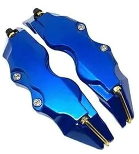 XATHKJOE 2 Stück Auto Bremssattel Abdeckung, für Audi A4 B8 Avant 2008-2015 3D-Stil Bremssattel Abdeckungen,Bremssattelschutzabdeckung,L(28cm×7.5cm×6cm)-Blue