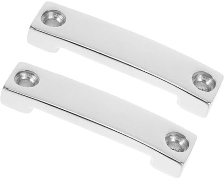 DECHOUS Abrazadera de Correa Marina de Acero Inoxidable 316 Placa de Fijación para Cincha de 25 MM 2 Unidades Herrajes Náuticos para Kayak Soporte Resistente al Agua Salada para