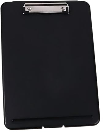 Portablocco multiuso con scatola portaoggetti, 33 x 23 cm, organizer portatile per appunti, per riunioni, scuola, viaggi