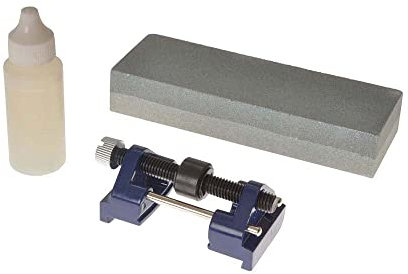 Irwin 10507932 Marples Chisel Sharpening Tool Set with Honing Guide, Stone and Oil, 3 Pieces