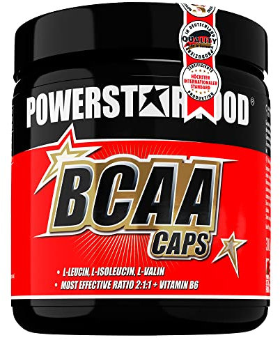 BCAA CAPS | 300 Kapseln | Essentielle Aminosäuren Leucin, Isoleucin, Valin plus Vitamin B6 | Im erprobten Verhältnis 2:1:1 | Für Krafttraining & Diät | Pharmaqualität | Deutsche Herstellung