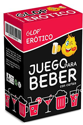 Glop Erótico - Juego para Beber Picante - el Juego de Cartas más Atrevido - Juego de Mesa Adulto - Regalos Originales Hombres, Mujeres, Amigo, Amiga – Regalo Divertido - Amigo Invisible
