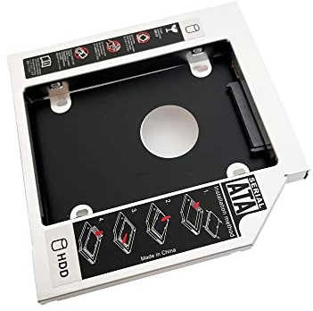 DY-tech 12.7mm 2nd SATA Hard Drive SSD Optical Bay Caddy Frame Tray for Dell Optiplex 760 780 790 960 980 990 1070 9010 9020
