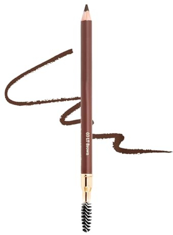 BODERMINCER 1pcs Eyebrow Pencil Longlasting Waterproof Durable Liner Eyebrow 5 Colors to Choose (3# Light Brown)