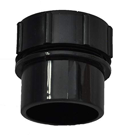 Solvent Black 40mm (43mm) Waste Access Plug - Black