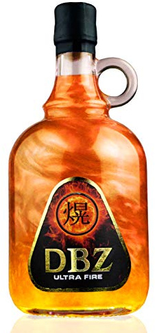 Licor efecto fuego Colección DBZ ULTRAFIRE | Vodka sabor Toffee | EFECTOS DE FUEGO - 700 ml | - Producto exlcusivo de DBZ Collection (Sabor CARAMELO)
