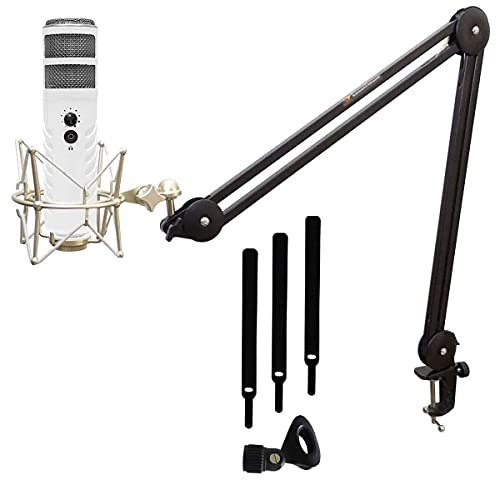 Rode Podcaster MKII USB Rundfunkmikrofon + keepdrum MS138 Mikrofonarm + MS088 Mikrofonspinne