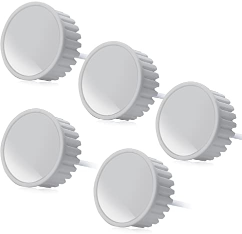Lex Collective 5x LED Keramik Modul Flach 230V 5W 120° GU10 dimmbar Decken Spots Ersatz (Warmweiß 3000K)