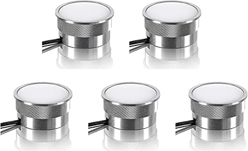 ADAKAT 5er PACK - Dimmbar LED Aluminium Modul 230V 5W - tagesweiß (4000 K)