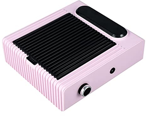 Layhou Nagel Staubsauger Professionelle mit Filter,80W Professionelle Staubabsaugung Nagelstudio & Zuhause,Geschwindigkeit Einstellbare,Leiser Nagelstaubsauger,Rosa
