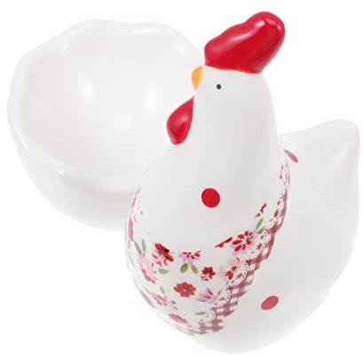 Alipis Décor De Bureau Coquetier Oeuf Paques Decorative Poule De Paques Supports de Gobelets à ?ufs en Céramique: Dessin de Poulet à ?ufs de Poulet étal Poule De Poule Décor De Table
