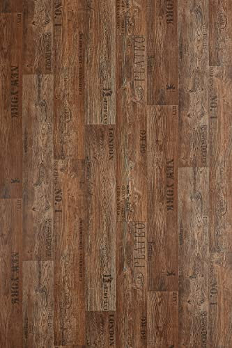 andiamo PVC Bodenbelag - Stabparkett - PVC Boden Holzoptik - Vinylboden - hohe Trittschalldämmung - zuschneidbar und einfach zu verlegen 200 x 300 cm Braun