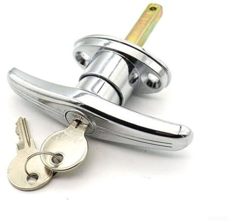 Garage Door Lock T Handle, Canopy Door T-handle Locking Kit, Barn T-Handle Long Lockable Accessories For For Shed, Gate,Barn Door