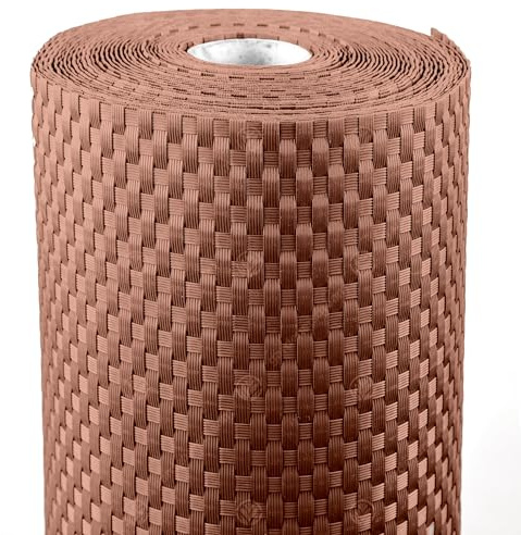 GardenersDream Polyrattan Sichtschutz & Windschutz (Hellbraun, 1 x 5 Meter) - Polyrattan Balkon Sichtschutz Wetterfest - Ideale Sichtschutz Garten-, Sichtschutz Zaun- & Sichtschutz Balkon Verkleidung