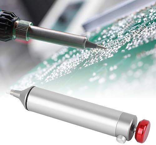 Gavigain Lötsauger Werkzeuge, Entlötung Vakuumpumpe Aluminiumlegierung starke Absaugung tragbare Lötzinn-Entfernung Werkzeug für DIY-Enthusiast