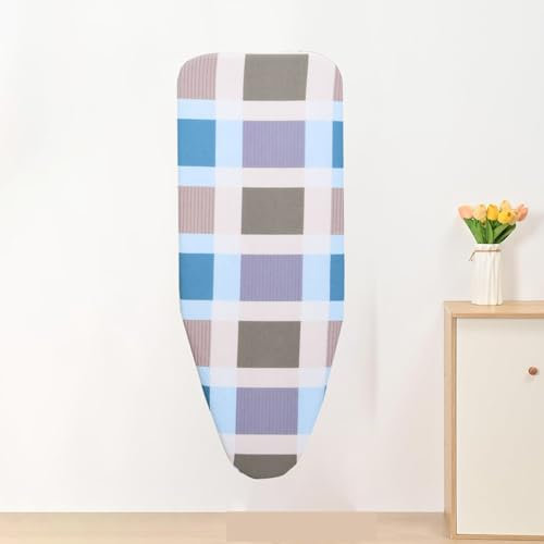 GSKFXJ 100x34cm Ersatz Bügelbrettbezug Mit Polsterung 110x34cm Tischbügelbrett Bügelbrettbezug Für Dampfbügeleisen Einstellbar Bügeltischbezug Hitzereflektion(Lattice,36x12in (90x30cm))