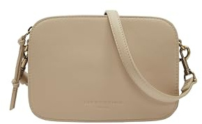 Liebeskind Berlin Umhängetasche „Luka“ – Cross-Body Bag aus Leder mit verstellbaren Schulterriemen – kleine Schultertasche, Fächer mit Reißverschluss – Shoulder Bag