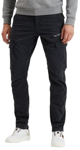 PME Legend Herren Cargohose NORDROP - Tapered Fit - Blau Beige Oliv Grün W29-W40, Größe:33W / 30L, Farbe:Salute 5281