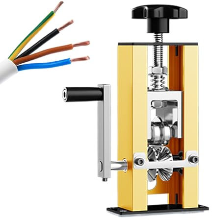 Pelacables de la máquina, pelacables de cobre | Máquina pelacables manual/eléctrica, pelacables de alambre de cobre de manivela para alambre multinúcleo de 1 a 25 mm, alambre