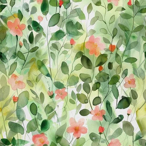 HEKO PANELS Stoff Oxford wasserdicht, Frühling, 1 Meter 155 x 100 cm | Dekostoffe zum Nähen und Handwerken, blickdichte Möbelstoffe, Nähstoffe DIY, als Meterware erhältlich