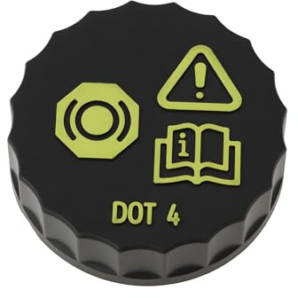 The Lord of the Tools Tappo del Serbatoio del Liquido dei Freni per Auto di Ricambio 5Q0611349B 6M512162AA Compatibile con Audi