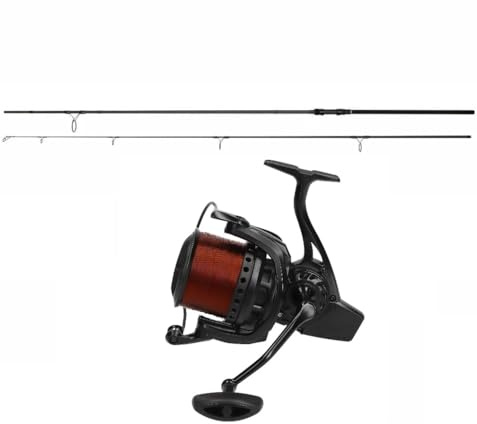 Karpfencombo Black Widow XT Carp 3,60m 3,00lbs + Mostal Big Pit 8000 Angelset