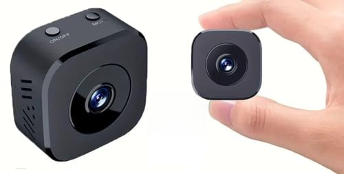 Generico Telecamera di Sicurezza WiFi 1080P HD, Videocamera Interna con Visione Notturna 10m, Rilevamento Movimento, Batteria Ricaricabile, Controllo App
