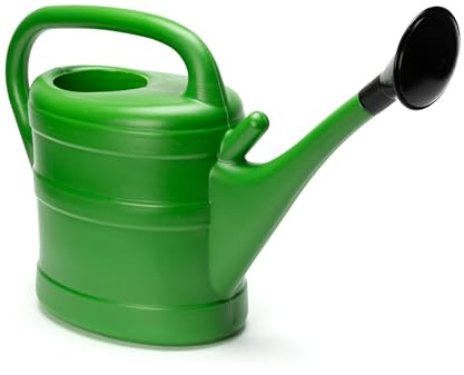 EarlyGrow 10L Large Plastic Watering Can Outdoor and Indoor Care | With Detachable Rose Sprinkler Head, Long spout for Garden Plants Houseplants.