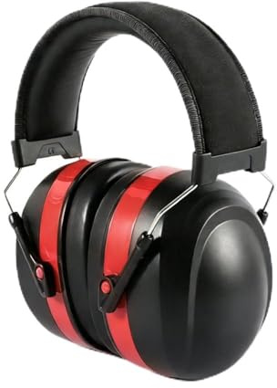 Noise cancelling earmuffs - SNR: 31dB adjustable headband safety noise cancelling headphones - suitable for shooting range shooting, machinery, industrial machinery, power tools, noisy places