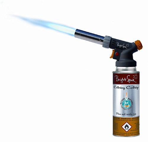 Bright Spark 1-Piece 17 x 5.5 x 9 cm Flametastic Pro Chefs Blowtorch, Black