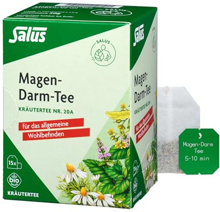 Salus Magen-Darm-Tee Kräutertee Nr. 20 a bio für das allgemeine Wohlbefinden, 15 St. Filterbeutel