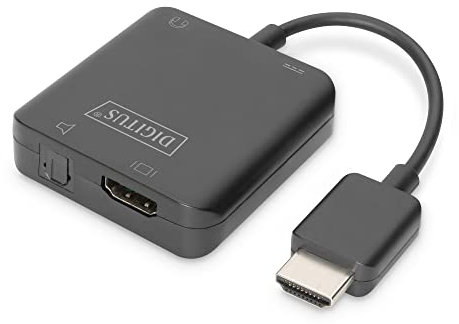 DIGITUS Estrattore Audio 4K HDMI HDMI a HDMI/3.5mm/Toslink