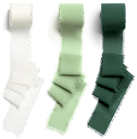 CHUQING Geschenkband Hochzeit Chiffonband Schleifenband Stoffband Mehrfarbig
