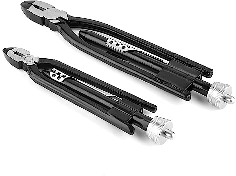 2 pièces Pince à freiner 6 inch 9 inch Pince à torsion pour fil de sécurité Twister Locking Acier à Haute Teneur en Carbone Pince à Fusible