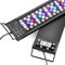 AQQA Aquarium Light, Auto On Off LED Fish Tank Light with Dimmer-Timer,30W Full Spectrum Aquariums Plant Light with LCD Monitor, 24/7 Lighting Cycle,7 Colors, Waterproof Fish Lamp