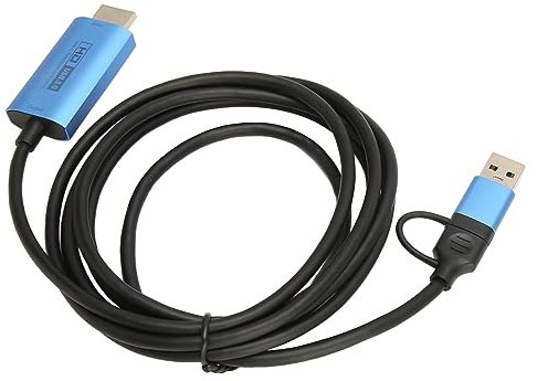 Z36C Videoaufnahmekarte, HD-Multimedia-Schnittstelle zu Typ C USB3.0, 1080P 60FPS Game -Karte für Laptop,One, Echtzeitaufzeichnung, Online-Meeting, Live-Spielübertragung (Z36C)