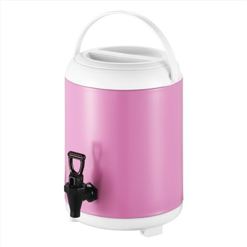 ZMIN Neuer Heißwasserspender mit Wasserhahn, Edelstahl-Heiß- und Kaltwasserspender, große Kapazität, Tee-Wärmflasche, 6 l/8 l/10 l/12 l,A,8L