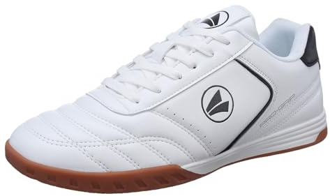 JAKO Unisex J-Yard Pro hallsneakers, vit/jet svart, 42 EU, Vit jet svart, 42 EU
