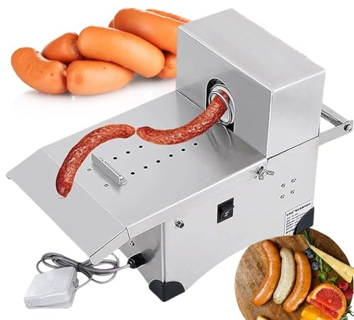 Annodatrice elettrica per legare salsicce, Legatrice per involucri di salsicce, Macchina per annodare salsicce in acciaio inossidabile, Diametro massimo 50mm, Insaccatrice per salsicce,220V