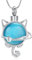 QGJNSGC Collar de urna de gato con piedra lunar para cenizas, recuerdo de animales, joyería conmemorativa para cenizas de mascotas, Acero inoxidable