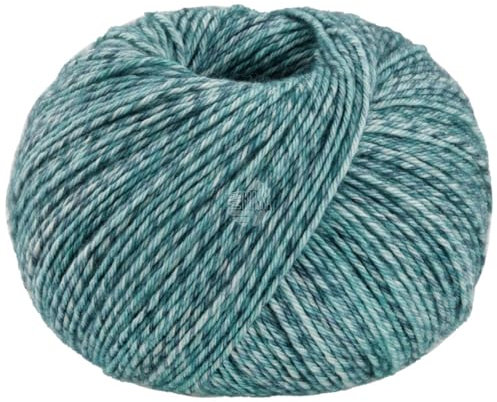 LANA GROSSA Vintage Socks | Hochwertiges Sockengarn mit Merinowolle & Ton in Ton Farbeffekt | Handstrickgarn aus 75% Schurwolle & 25% Polyamid | 100g Wolle zum Stricken & Häkeln | 400m Garn FB1003