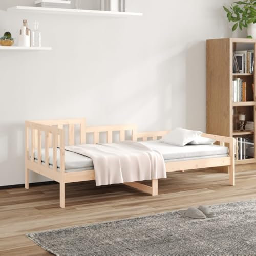 Xichuzi Tagesbett 90x200 cm Massivholz Kiefer, Schlafsofa, Daybed, Bettsofa, Sofa Bed, Sofabett, Schlafcouch, Jugendbett, Bettgestell, Bettcouch - 820726