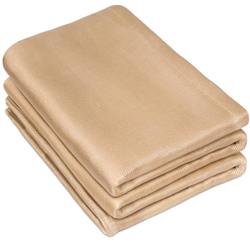 ARCCAPTAIN Welding Blanket 10x10FT, Heavy Duty Fiberglass 1022 °F Heat Resistant Fabric Welding Blankets Fireproof 850GSM Thickened, Thermal Resistant Insulation Welding Curtain for Grill, Smoker