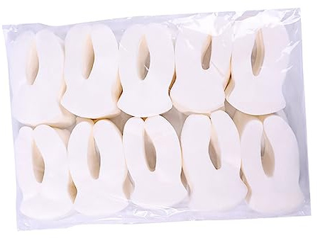 SAFIGLE 1000 Stück Blatt augenpapier selber machen befeuchtendes Auge Streifen unter Augenpads lidschatten hautpflegende Augenmaske Augenmaskenpapier Baumwoll-Linters Weiß