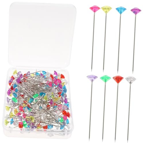 Toyvian 200 Stück Hochzeitsfixierende Nadel Pin für Blume Hochzeitsdekorationen Pin-Nadel Anstecknadel selber Machen Wohnkultur Nedlecrafts Pin Blumenstifte Acryl