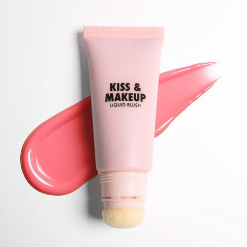 MOYOU LONDON Liquid Blush Cream – Hydrating and Long-Lasting Cheek Tint with Sponge-tip Applicator, Dewy Finish, Lightweight Formula, Vegan & Cruelty-Free, Blushing Glow