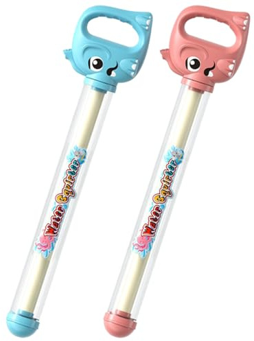Wasserpistole Kinder, 2 Stück Wasserspritze, Füße Großer Reichweite Spritzpistole Wasser Bunte Set, Wasserspielzeug Kinder Für Party Pool Spielzeug