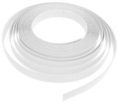 HOMSFOU PVC Edge-banding Adhesive Strip Self-adhesive Furniture Edging Tape with Hot Melt Glue PVC Molding Trim for Cabinet Wardrobe and Chipboard Edge Protection and Decoration