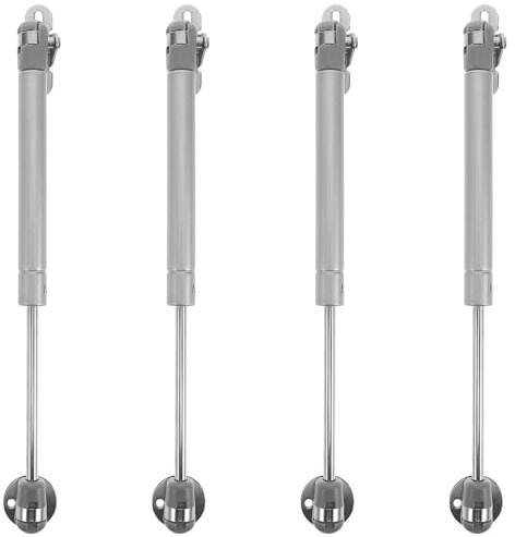 OATIPHO 4 Aste di Supporto Pneumatiche per Sportelli Armadio Molla a Pistone in Nylon Resistente Meccanismo di Sollevamento Idraulico Silenzioso per Mobili da Cucina e Cornici
