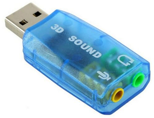 MeevrgR USB 2.0 Externe Soundkarte mit Xear 3D Technologie und 5.1 Virtual Channel Audio für PC und Laptop, Schwarz